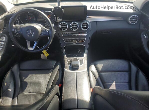 55SWF4JB4GU156729 2016 MERCEDES-BENZ C White Vista del salpicadero