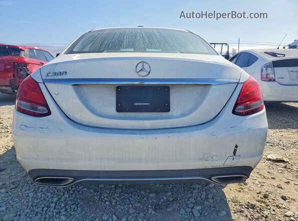 55SWF4JB4GU156729 2016 MERCEDES-BENZ C White Vista trasera