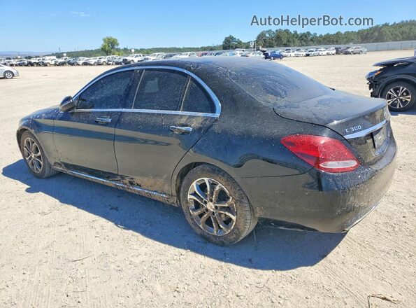 55SWF4JB4HU194155 2017 MERCEDES-BENZ C Черный Задняя левая четверть