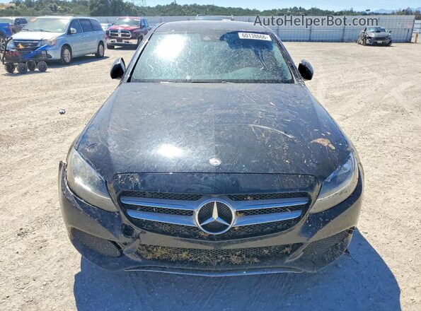 55SWF4JB4HU194155 2017 MERCEDES-BENZ C Черный Вид спереди