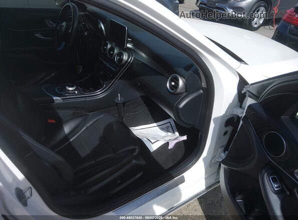 55SWF4JB4HU214419 2017 MERCEDES-BENZ C-CLASS White Սալոնի դիմացի տեսք