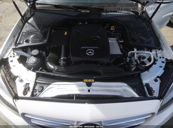 55SWF4JB4HU214419 2017 MERCEDES-BENZ C-CLASS White Հետևի տեսք