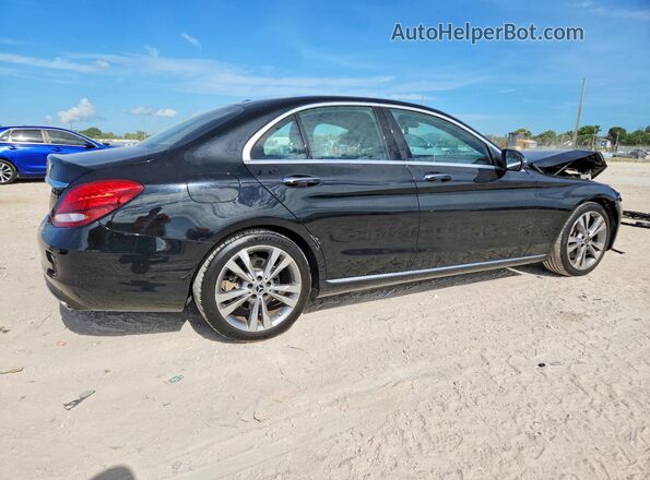 55SWF4JB4JU280037 2018 MERCEDES-BENZ C Black Задня права чверть