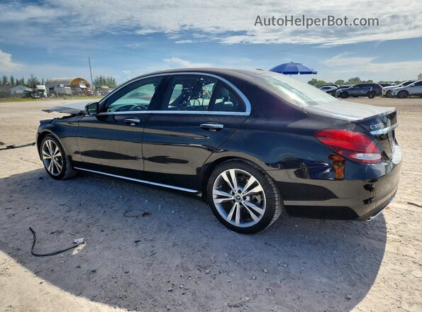 55SWF4JB4JU280037 2018 MERCEDES-BENZ C Black Задня ліва чверть