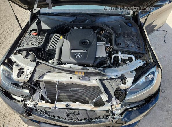 55SWF4JB4JU280037 2018 MERCEDES-BENZ C Black Вид задньої частини салону