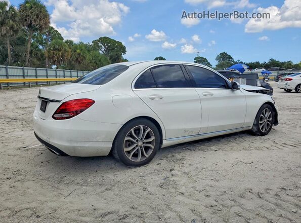 55SWF4JB6GU123182 2016 MERCEDES-BENZ C White უკანა მარჯვენა