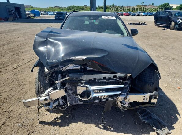 55SWF4JB6HU187031 2017 MERCEDES-BENZ C Black Front view