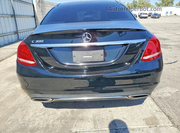 55SWF4JB6HU223588 2017 MERCEDES-BENZ C Black Vista trasera