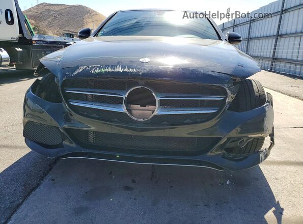 55SWF4JB6HU223588 2017 MERCEDES-BENZ C Black Vista frontal