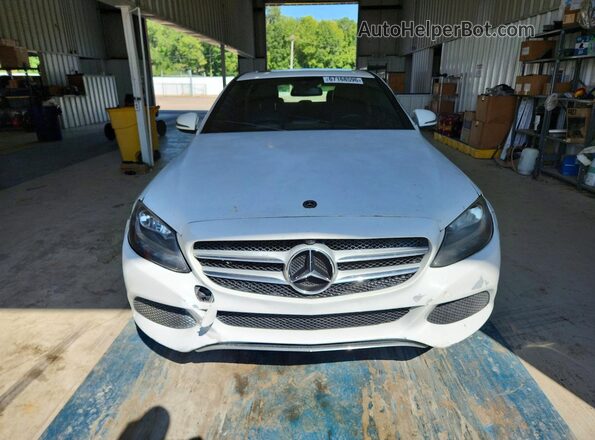 55SWF4JB6JU245340 2018 MERCEDES-BENZ C White Vista frontal