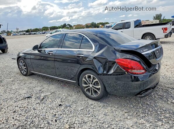55SWF4JB7HU183473 2017 MERCEDES-BENZ C Black Հետևի ձախ