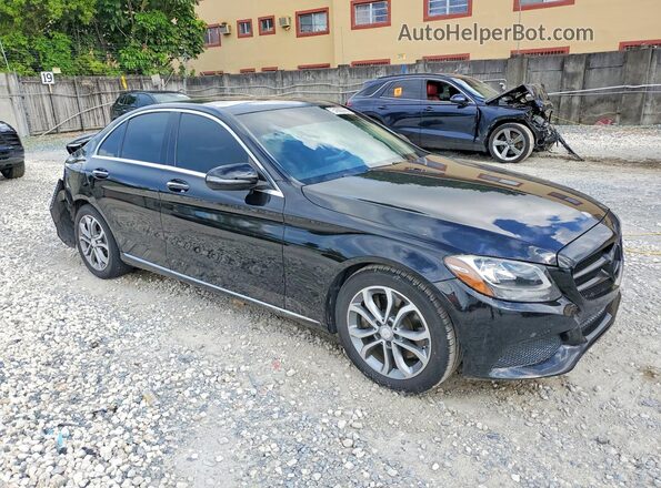 55SWF4JB7HU183473 2017 MERCEDES-BENZ C Black Առջևի աջ