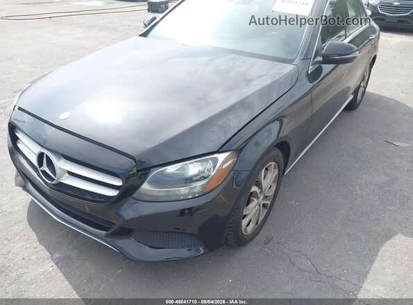 55SWF4JB7HU198331 2017 MERCEDES-BENZ C-CLASS Black Вид спереду