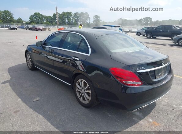 55SWF4JB7HU198331 2017 MERCEDES-BENZ C-CLASS Black Задня ліва чверть