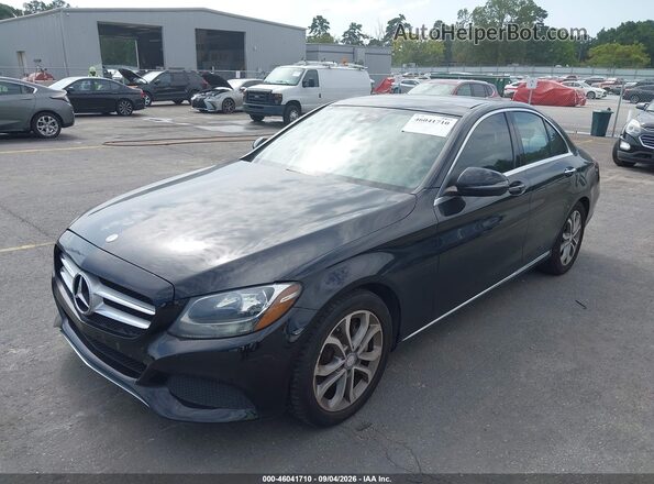 55SWF4JB7HU198331 2017 MERCEDES-BENZ C-CLASS Black Передня ліва чверть