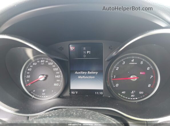 55SWF4JB7HU198331 2017 MERCEDES-BENZ C-CLASS Black Вид задніх сидінь