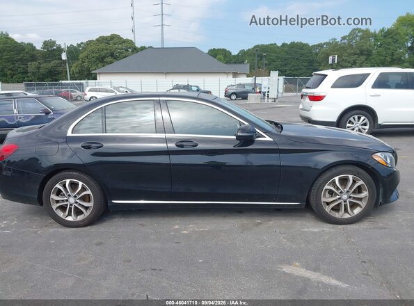 55SWF4JB7HU198331 2017 MERCEDES-BENZ C-CLASS Black Вид задньої частини салону