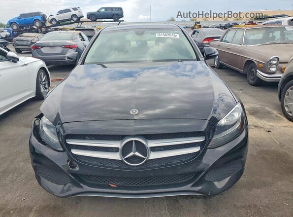 55SWF4JB7JU258436 2018 MERCEDES-BENZ C Black Vista frontal