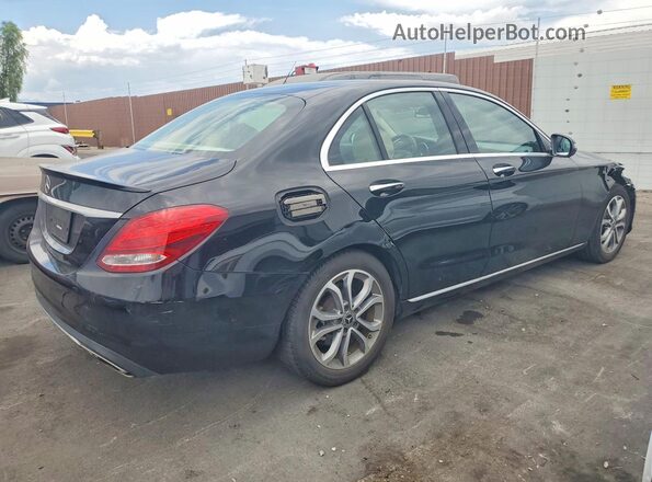 55SWF4JB7JU258436 2018 MERCEDES-BENZ C Black Trasero derecho
