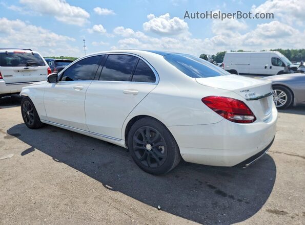 55SWF4JB8GU156913 2016 MERCEDES-BENZ C White Задня ліва чверть