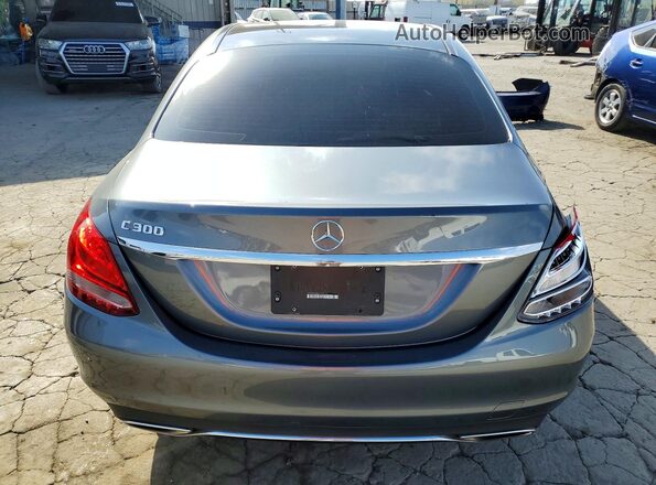 55SWF4JB8HU205478 2017 MERCEDES-BENZ C Gray Vista trasera
