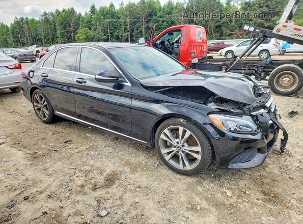 55SWF4JB8HU219736 2017 MERCEDES-BENZ C Black Delantero derecho