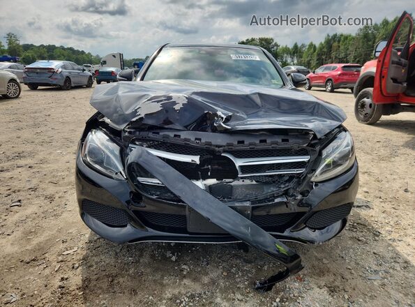 55SWF4JB8HU219736 2017 MERCEDES-BENZ C Black Vista de la etiqueta del VIN