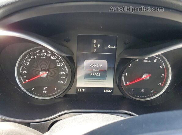 55SWF4JB8JU246005 2018 MERCEDES-BENZ C Черный Вид щитка приборов