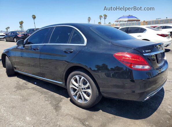 55SWF4JB8JU246005 2018 MERCEDES-BENZ C Черный Задняя левая четверть