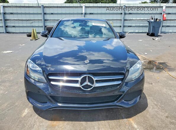 55SWF4JB8JU248935 2018 MERCEDES-BENZ C Black Вид спереду