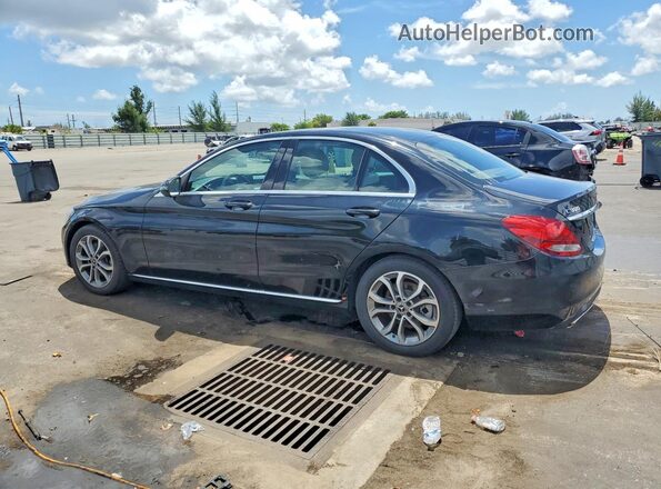 55SWF4JB8JU248935 2018 MERCEDES-BENZ C Black Задня ліва чверть