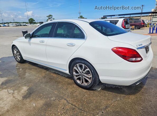 55SWF4JB8JU257893 2018 MERCEDES-BENZ C Белый Задняя левая четверть