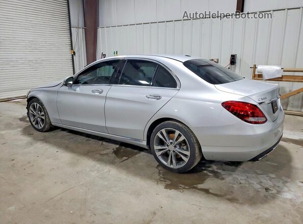 55SWF4JB9GU113505 2016 MERCEDES-BENZ C Silver Задня ліва чверть