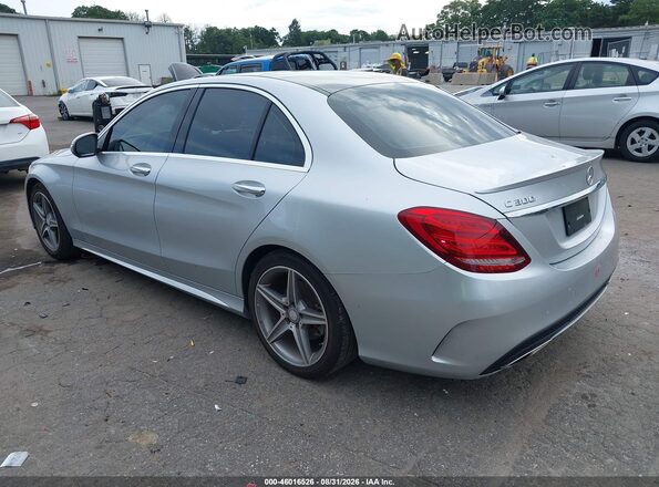 55SWF4JB9GU173364 2016 MERCEDES-BENZ C-CLASS Silver Հետևի ձախ