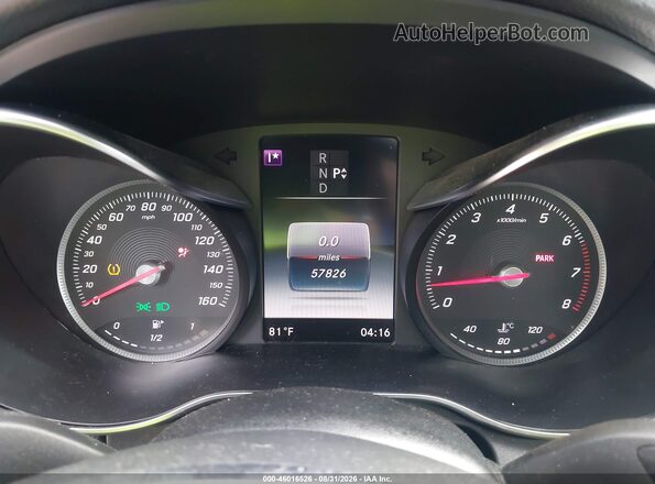 55SWF4JB9GU173364 2016 MERCEDES-BENZ C-CLASS Silver Հետևի նստատեղերի տեսք
