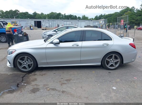 55SWF4JB9GU173364 2016 MERCEDES-BENZ C-CLASS Silver Սալոնի 360 աստիճան տեսք