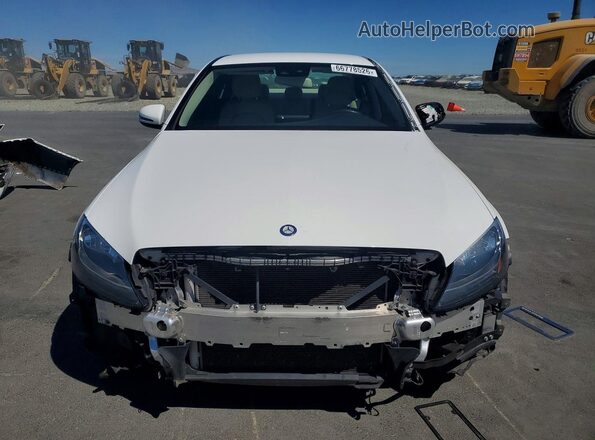 55SWF4JB9HU209989 2017 MERCEDES-BENZ C Белый Вид спереди