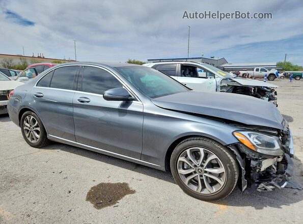55SWF4JB9JU260110 2018 MERCEDES-BENZ C Gray წინა მარჯვენა