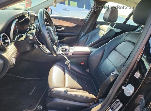 55SWF4JBXGU155942 2016 MERCEDES-BENZ C Black Vista interior delantera