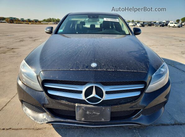 55SWF4JBXGU155942 2016 MERCEDES-BENZ C Black Vista frontal