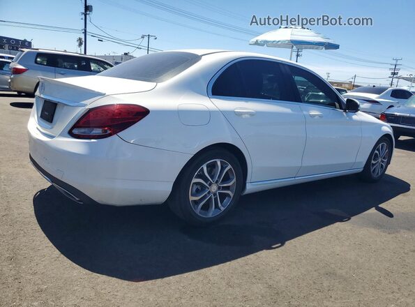 55SWF4JBXGU168402 2016 MERCEDES-BENZ C White Rear right
