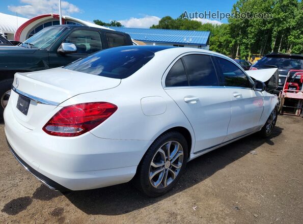 55SWF4JBXHU201836 2017 MERCEDES-BENZ C White Trasero derecho