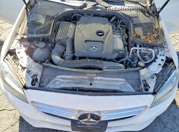 55SWF4JBXHU232830 2017 MERCEDES-BENZ C Белый Вид задней части салона