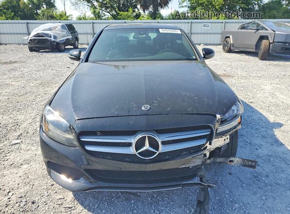 55SWF4JBXJU236513 2018 MERCEDES-BENZ C Black წინა ხედი
