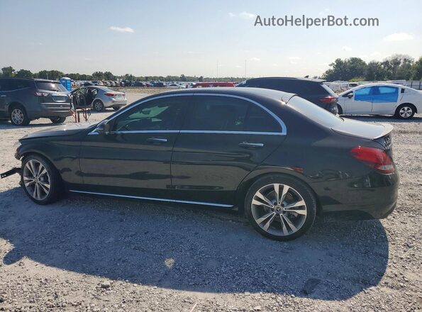 55SWF4JBXJU236513 2018 MERCEDES-BENZ C Black უკანა მარცხენა
