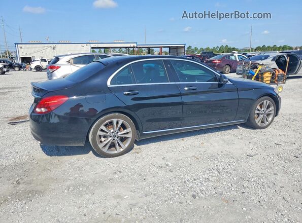 55SWF4JBXJU236513 2018 MERCEDES-BENZ C Black უკანა მარჯვენა