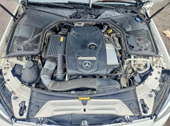 55SWF4KB0HU199318 2017 MERCEDES-BENZ C-CLASS White Widok komory silnika