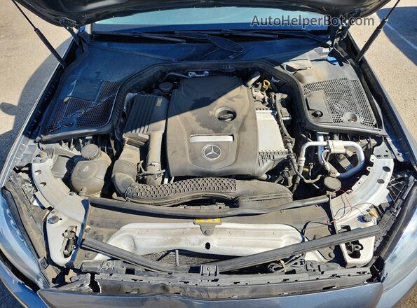 55SWF4KB0HU208731 2017 MERCEDES-BENZ C Gray Vista interior trasera