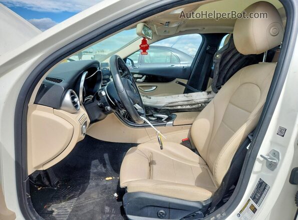 55SWF4KB1GU153432 2016 MERCEDES-BENZ C White Vista interior delantera