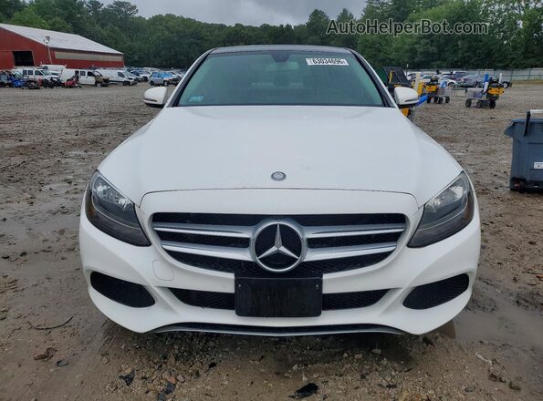 55SWF4KB2GU110086 2016 MERCEDES-BENZ C White Vista frontal